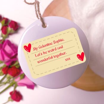 Personalised Weird Together Galentine's Candle Gift Set, 2 of 8