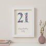 Personalised Liberty Special Age 40th Birthday Card, thumbnail 2 of 9