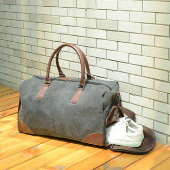 Canvas Gym Bag By EAZO | notonthehighstreet.com