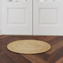 Oval Woven Doormat Large Size, thumbnail 7 of 8
