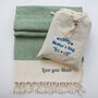 Personalised Handwoven Sofa Throw Gift For Her, thumbnail 1 of 12