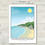 Design Your Own Coastlines Travel Poster Print, thumbnail 3 of 10