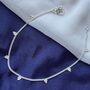 Sterling Silver Grape Summer Payal Indian Anklet, thumbnail 3 of 5