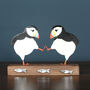 Puffin Dance Off Standing Decoration, thumbnail 1 of 5