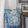 Blue And Grey Vintage Toile Scatter Cushion, thumbnail 7 of 7