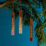 Personalised Copper Bar Christmas Tree Decoration, thumbnail 2 of 4
