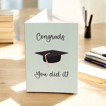 Graduation Card Congrats You Did It, 2 of 2