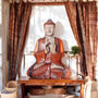 Large Wooden Buddha Statue Ornament For Home Meditation, thumbnail 1 of 11