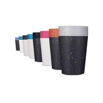 Circular Leakproof And Lockable Reusable Cup 8oz White, 6 of 8