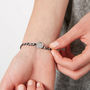 Personalised Silver Couples Bracelet Set, thumbnail 7 of 10