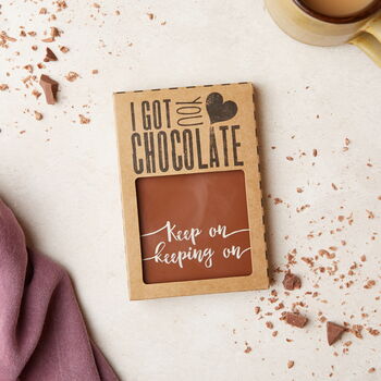 'Keep On Keeping On' Chocolate Bar, 3 of 6