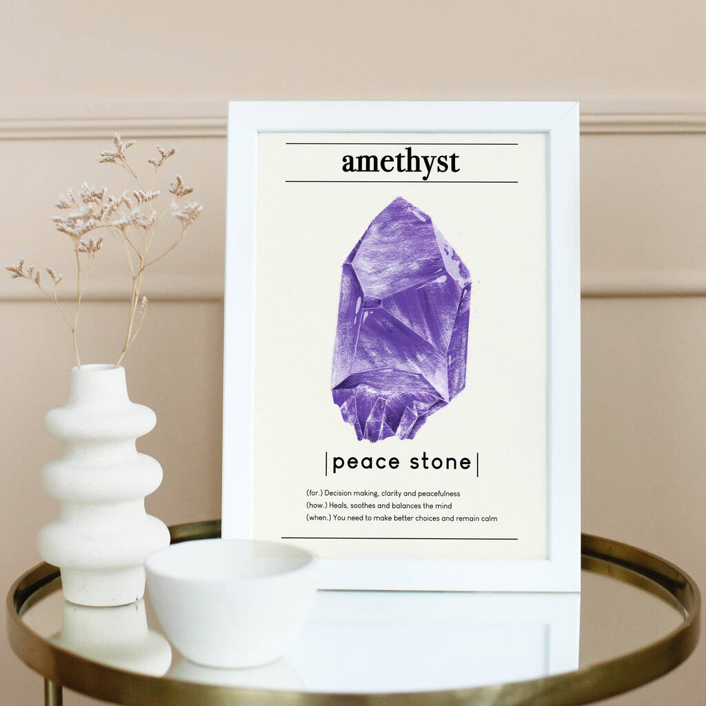Crystal Stone Illustrated Print, 1 of 6