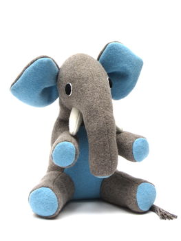Elephant Soft Toy Extra Large Personalised, 10 of 11