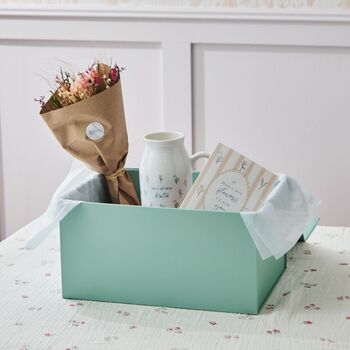 Personalised Mother's Day Personalised Vase, Dried Flowers And Card Gift Set With Free Delivery, 2 of 2