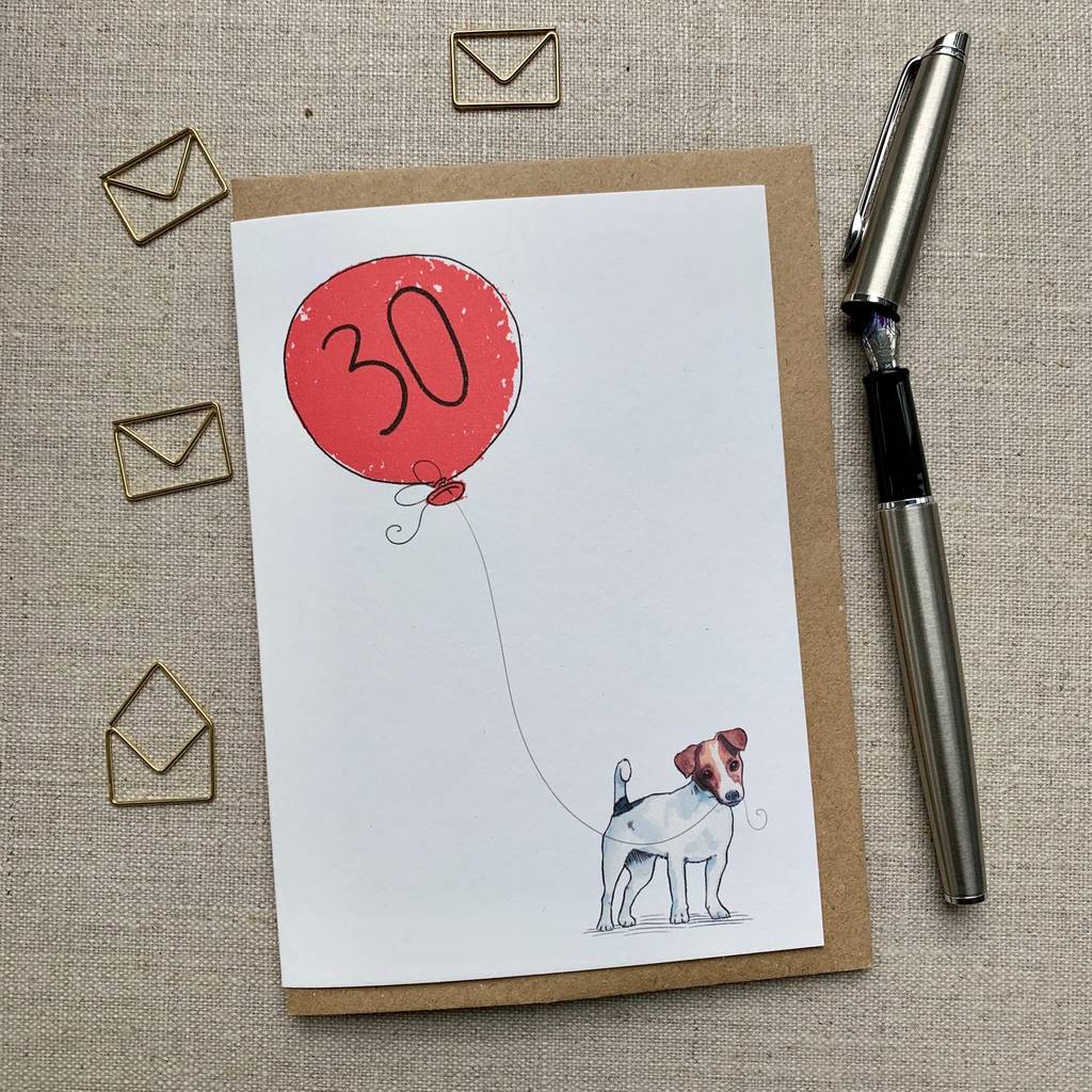 Personalised Jack Russell Birthday Card, 1 of 4