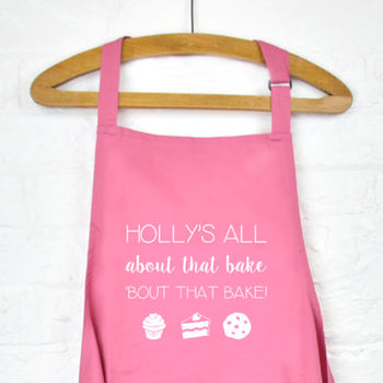 Personalised All About That Bake Apron, 2 of 5