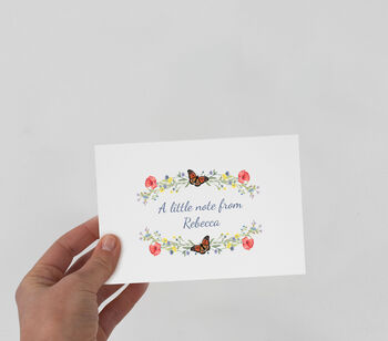 Personalised Floral Notecards, 5 of 5