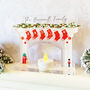 Personalised Christmas Fireplace Candle Decoration, thumbnail 1 of 4
