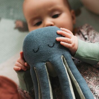 Organic Octopus Rattle Toy, 2 of 6