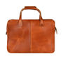 Personalised Buffalo Leather Compact Laptop Satchel, thumbnail 6 of 10