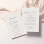 This Is Love 10 Wedding Invitation + 10 Info Card Set, thumbnail 1 of 4