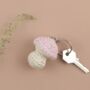 Handcrochet Mushroom Keyring, thumbnail 6 of 6