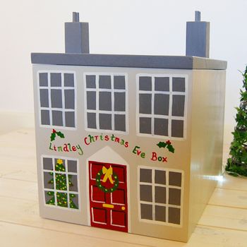 Handmade Luxury Personalised Wooden Christmas Eve Box, 10 of 10