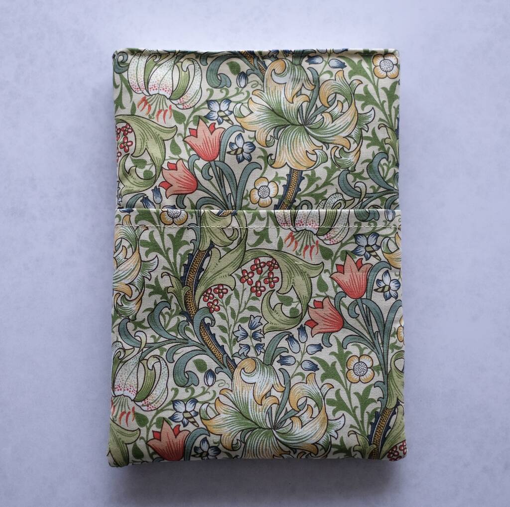 William Morris Golden Lily Book Cover Sleeve, 1 of 6