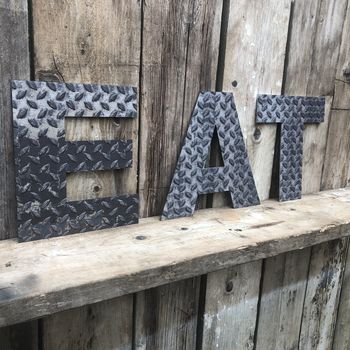 Metal Letter Signs For Home And Garden Bars, 6 of 9
