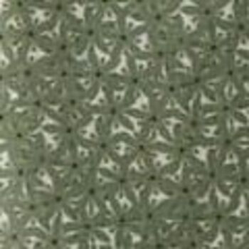 Women's 'Shrub Sage' Flower Crisp Cotton Pyjama Set, 4 of 4