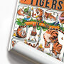 Tigers In The Bathroom, Funny Toilet Art, thumbnail 4 of 7