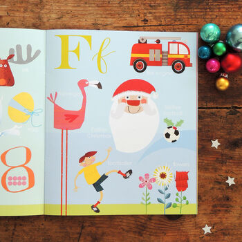 Personalised Christmas Alphabet Book, 8 of 12