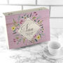 Personalised Spring Blossom Tea Box With Tea Selection, thumbnail 3 of 7