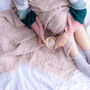 Personalised Wrap Yourself In Love Linen Throw, thumbnail 5 of 7