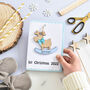Personalised 1st Christmas 2024 Baby Boy's Decoration Card, thumbnail 1 of 5
