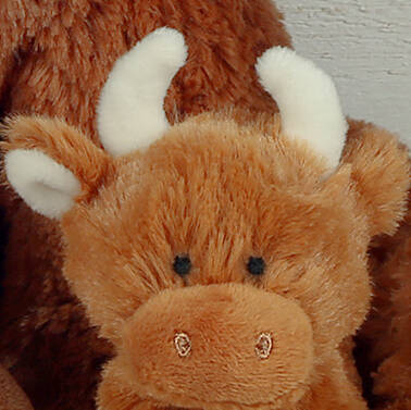 Image of Highland Coo Little And Large Cuddly Soft Toys