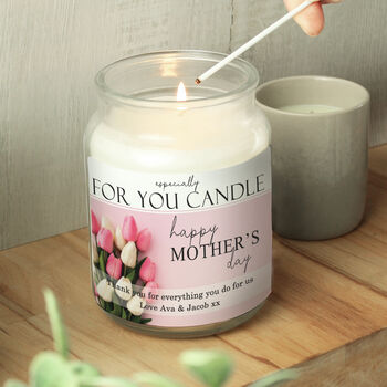 Personalised Mother's Day Scented Candle Jar, 2 of 6