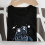 Organic Cotton Space Themed Graphic T Shirt, thumbnail 2 of 7