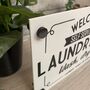 Welcome To The Long Soak Hot Tub Garden Sign, thumbnail 11 of 12