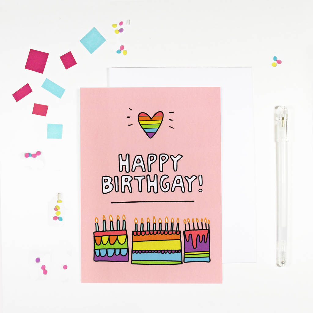 Happy Birthgay Gay Birthday Card
