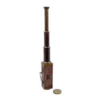 Personalised Folding Telescope In Leather Case, 6 of 7