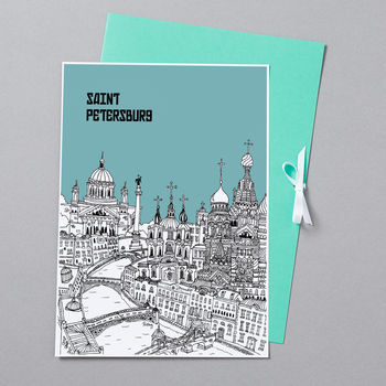 Personalised St Petersburg Print, 6 of 10