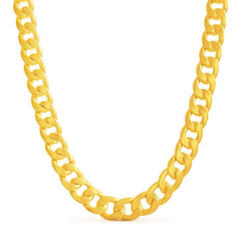 Clara Chunky Statement Gold Chain Necklace, 4 of 4