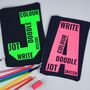 Neon Initial Pencil Case, thumbnail 3 of 6