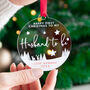 Personalised First Christmas As My Husband To Be Bauble Gift, thumbnail 1 of 5