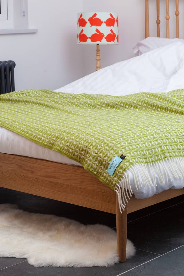 Green Shoal Throw By Atlantic Blankets