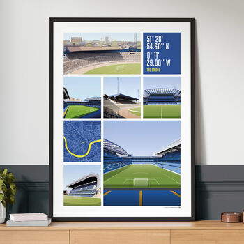 Chelsea Fc Views Of Stamford Bridge Poster, 4 of 8