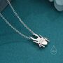 Sterling Silver Tiny Stag Beetle Pendant Necklace, thumbnail 5 of 12