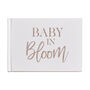 Rose Gold And Blush Baby In Bloom Guest Book, thumbnail 2 of 3