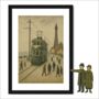 Blackpool Tram Lowry Style Framed Art, thumbnail 1 of 2